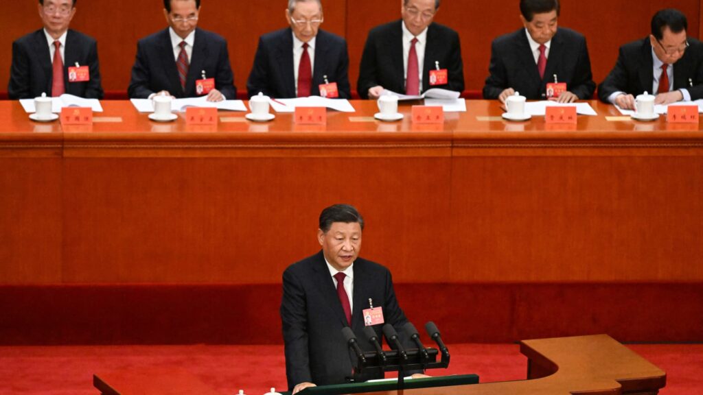 China's Xi downplays need for rapid growth, praises Covid achievements