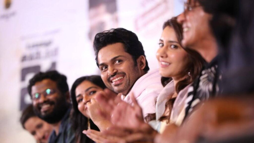 Karthi at the trailer launch of Sardar (PR image)