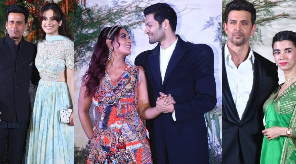 Richa Chadha-Ali Fazal wedding reception: Hrithik Roshan, Tabu, Manoj Bajpayee, Taapsee Pannu, Vicky Kaushal attend