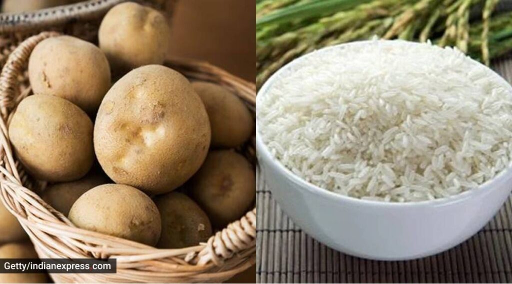 rice, potatoes