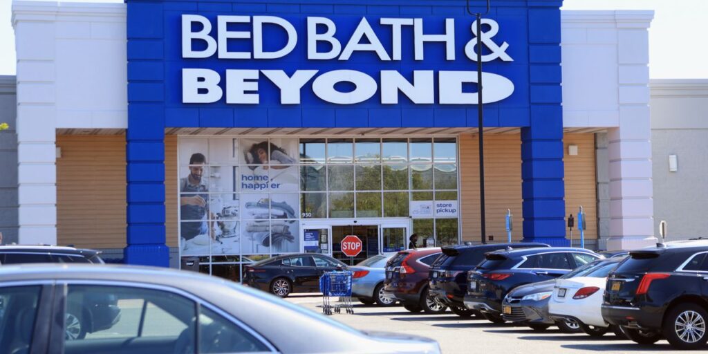 Bed Bath & Beyond stock plunges, halted after filing shows default on loans