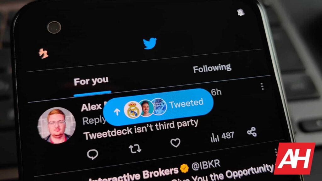 Twitter for Android gets 'For you' & 'Following' tabs