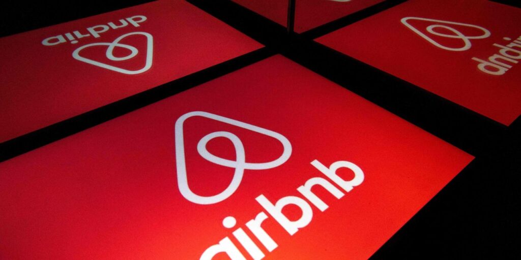 Airbnb stock jumps after company reports first profitable year and a strong forecast