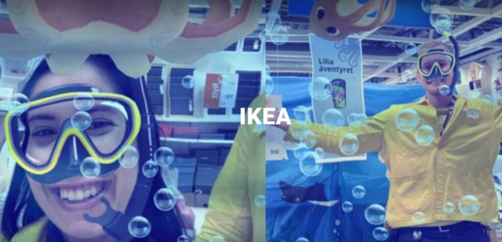 IKEA launches in-store educational AR game about sea life