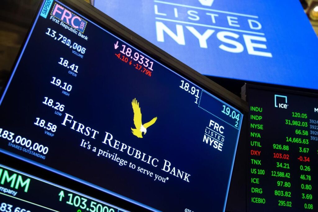 First Republic Dives 47% to Record Low on Downgrade, Bank Talks