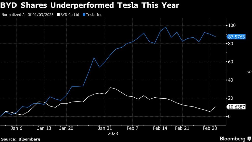 BYD’s $18 Billion Rout Shows Fallout of Tesla Price War in China