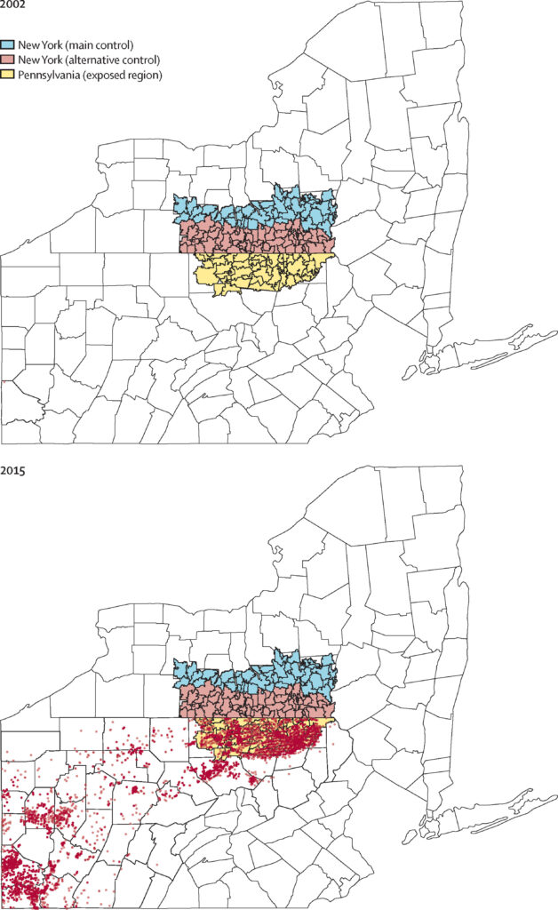 Increased hospitalizations for heart attacks, heart failure seen in older adults living near fracking sites