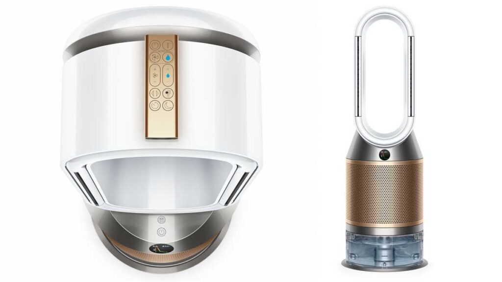 Dyson Purifier Humidify+Cool Formaldehyde deconstructed view