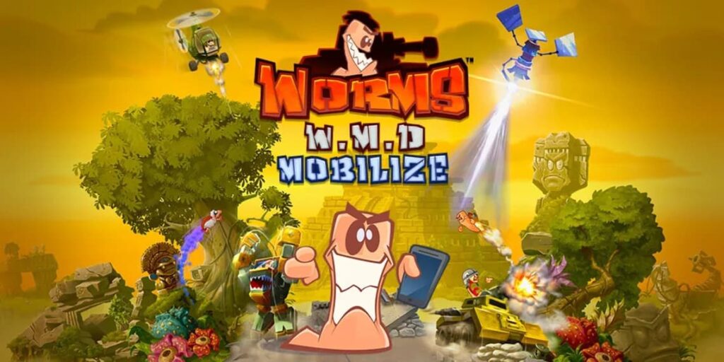 Worm-based warfare comes to Android with Worms WMD Mobilize