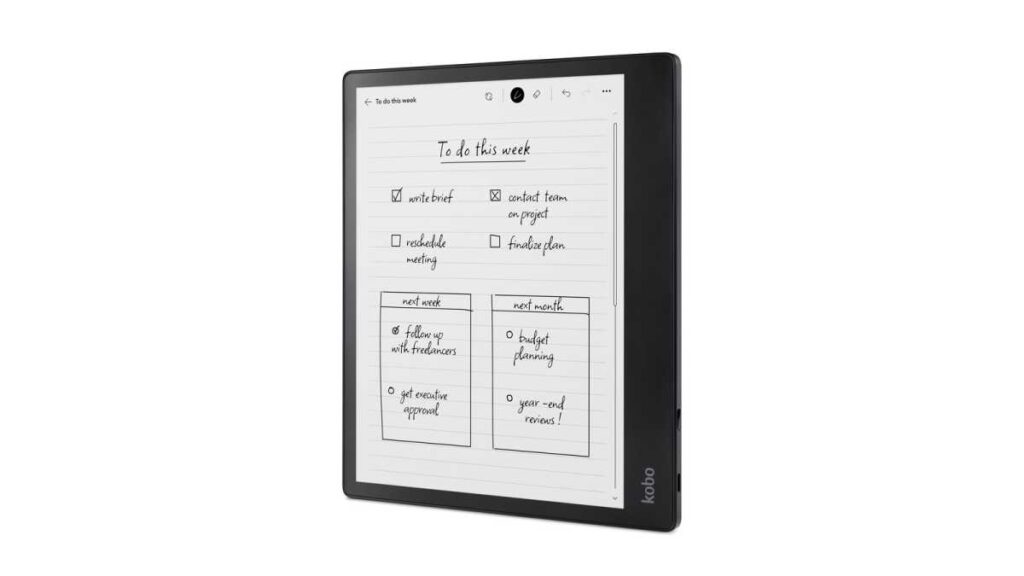 Kobo Elipsa 2E display and stylus