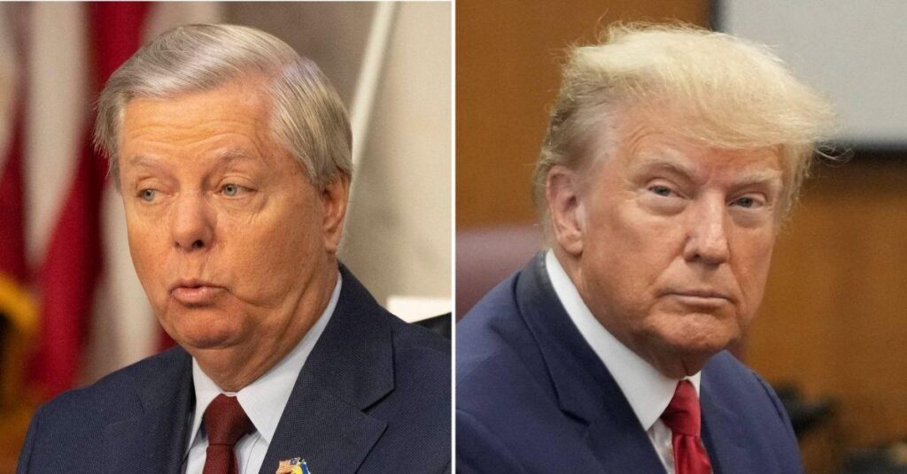 Lindsey Graham Begs Fox News Viewers To Give Trump Money After His Arrest