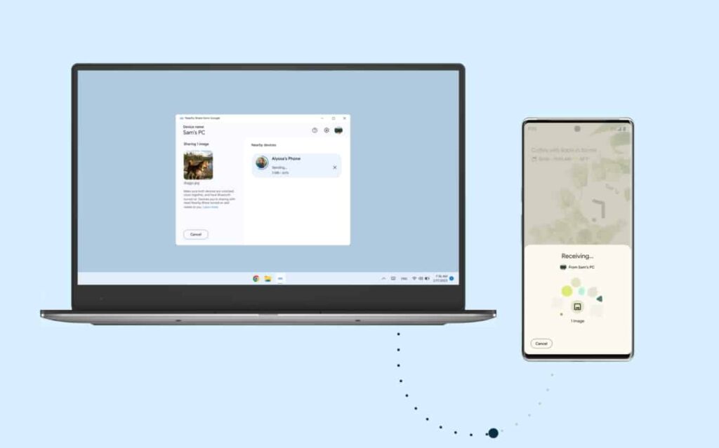 Google's Nearby Share for Windows PCs goes global