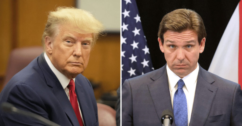 Donald Trump Attacks Fox News for 'Desperately Pushing' Ron DeSantis as GOP Threat