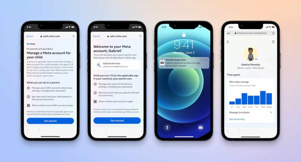 New parent-managed accounts for Meta Quest lower the minimum age