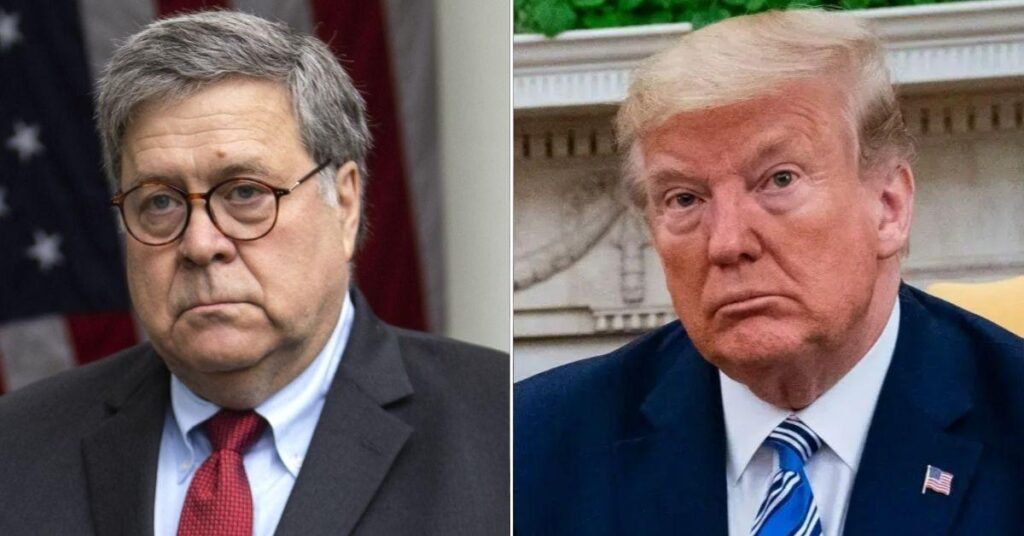 Bill Barr Calls Ex-President Donald Trump A 'Defiant 9-Year-Old'