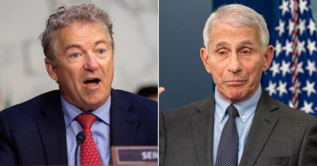 Rand Paul Accuses Dr. Fauci Of Orchestrating An 'Elaborate Cover-Up'