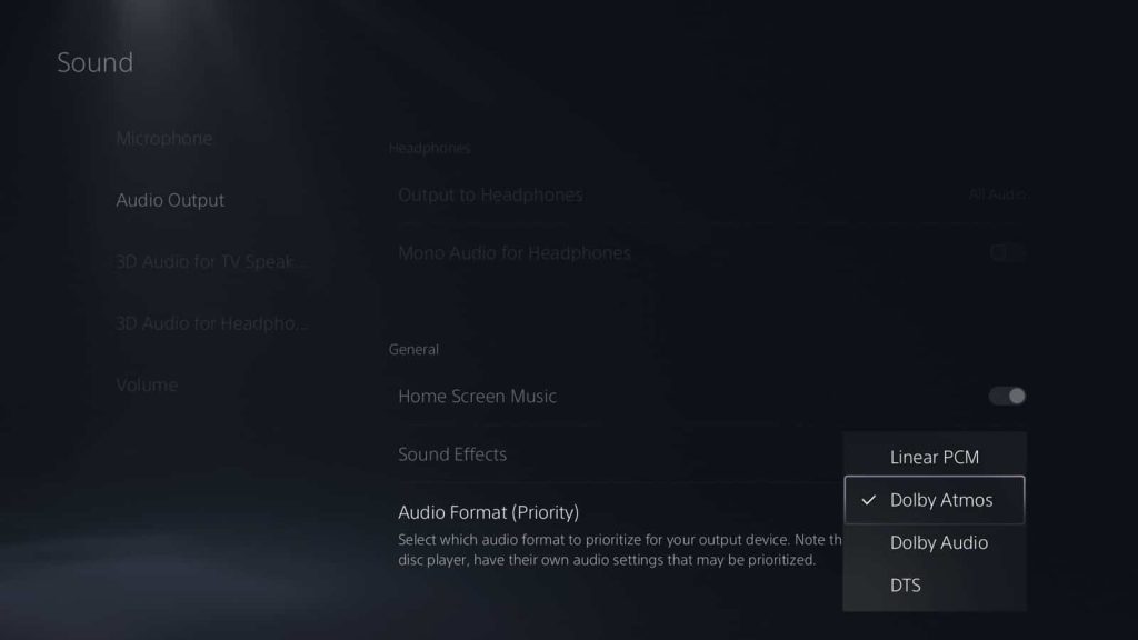 The PS5 now supports Dolby Atmos thanks to the latest beta