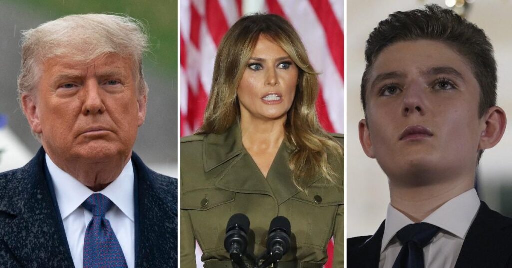 Donald Trump At War With Melania Over Son Barron Ultimatum