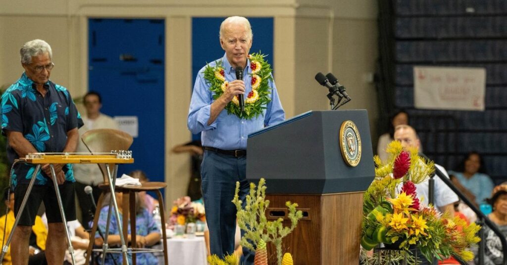 Biden Sparks Fury After Comparing 'Insignificant' 2004 House Fire to Hawaiian Infernos