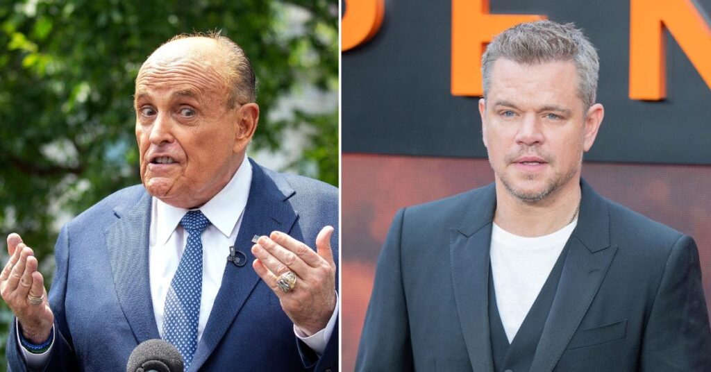 Rudy Giuliani Trashes Matt Damon in Shocking Audio Transcripts From Assault Case