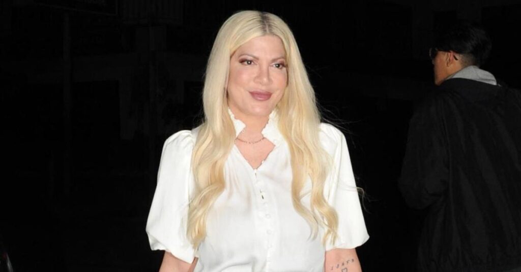 Tori Spelling Heads Back to Work For Mystery Project As Actress Continues Living in RV Camp With Five Kids