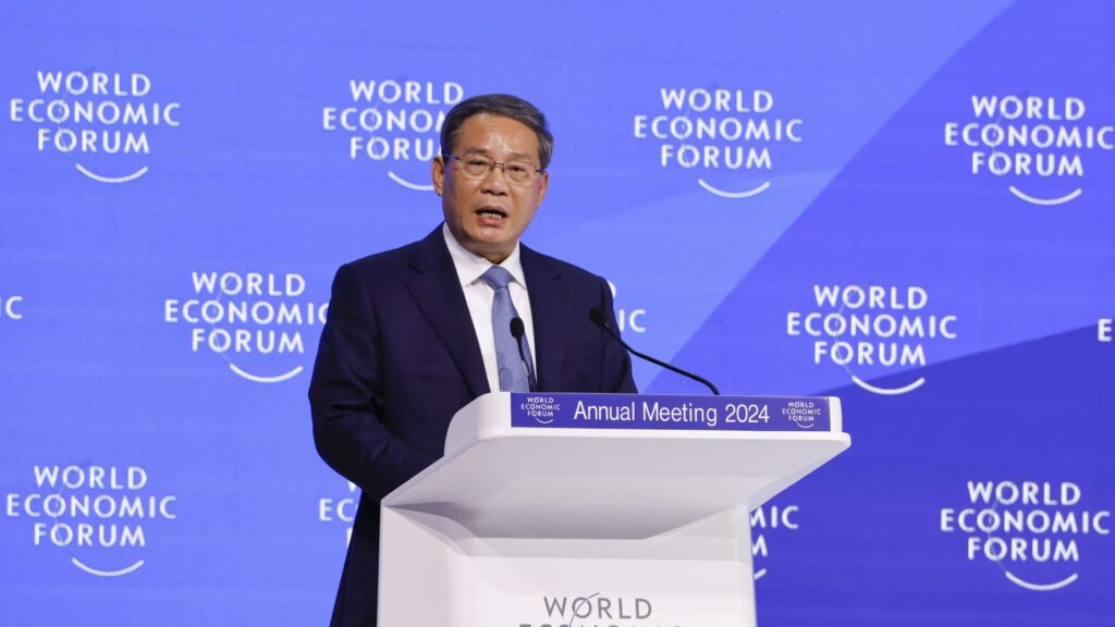 China's premier tells Davos that innovation shouldn't be used to restrict other nations