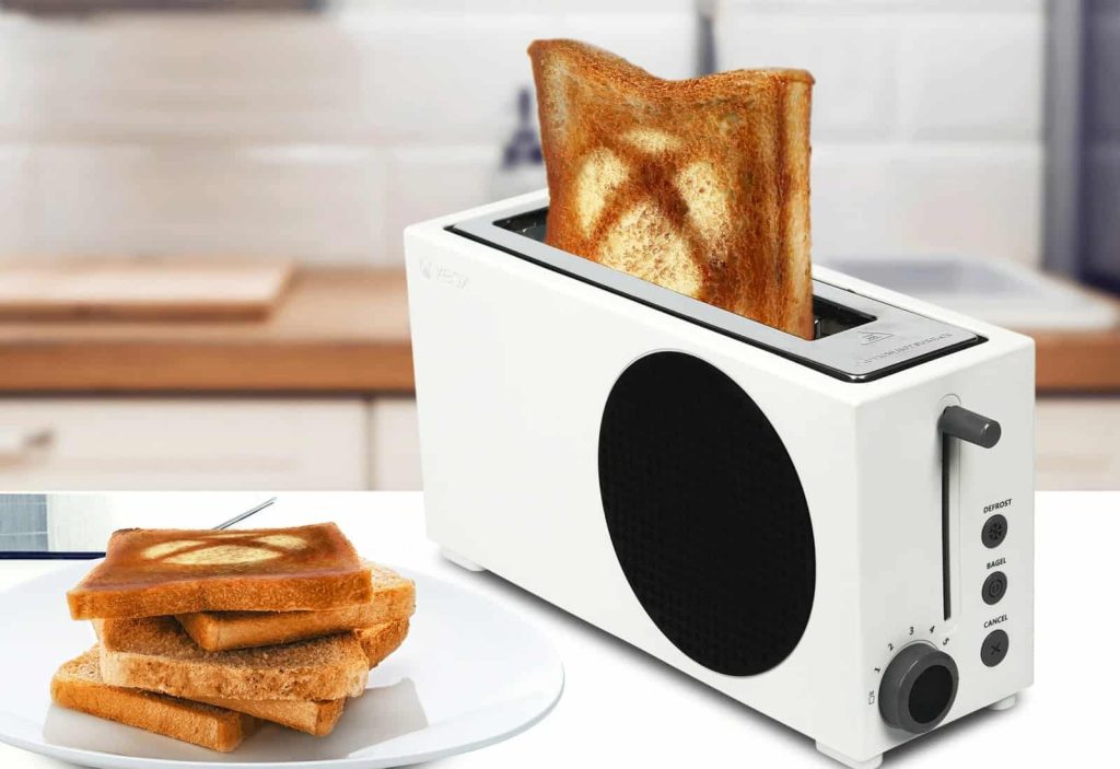 Featured image for Enjoy Xbox in toast form with this totally real Series S toaster