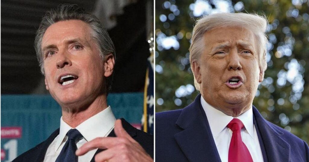 Gavin Newsom Slams 'Weak' Republicans Who 'Roll Over' for Donald Trump