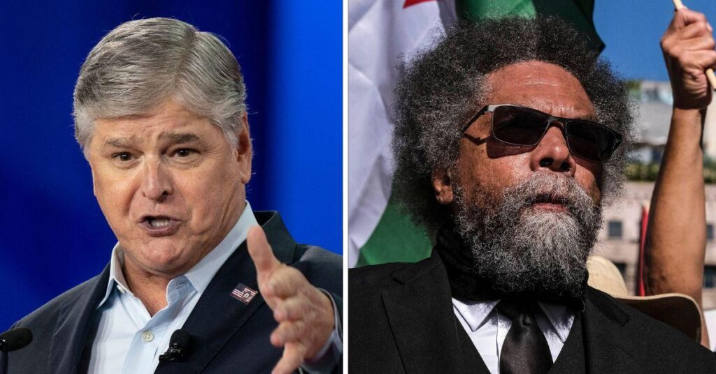 Sean Hannity And Cornel West Clash Over Ousted Harvard President