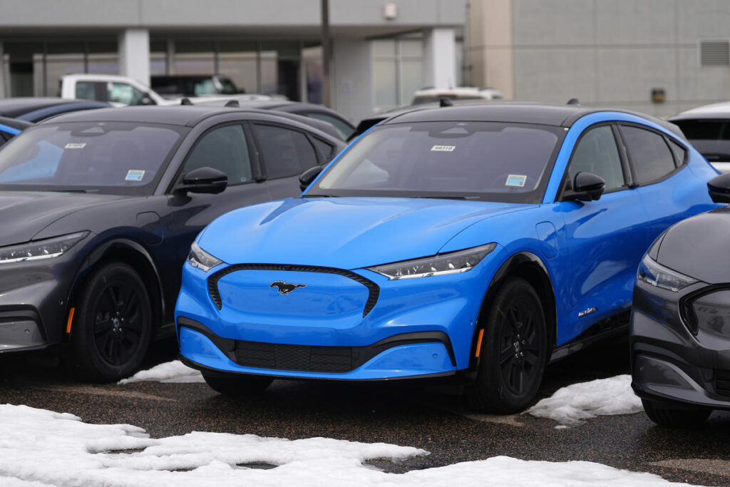 Ford sales jump in January, topping Toyota's, but EV growth stalls