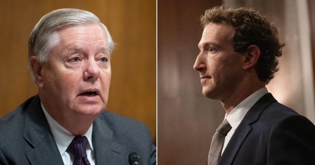 Sen. Lindsey Graham Says Mark Zuckerberg Has 'Blood on His Hands'