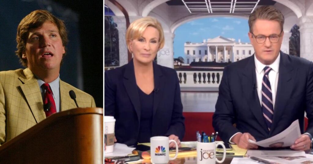 MSNBC's Joe Scarborough Trashes Tucker Carlson Ahead of Putin Interview