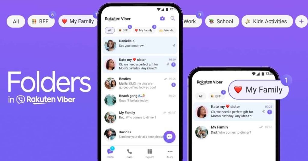 Featured image for Viber introduces chat folders for better organization of chats