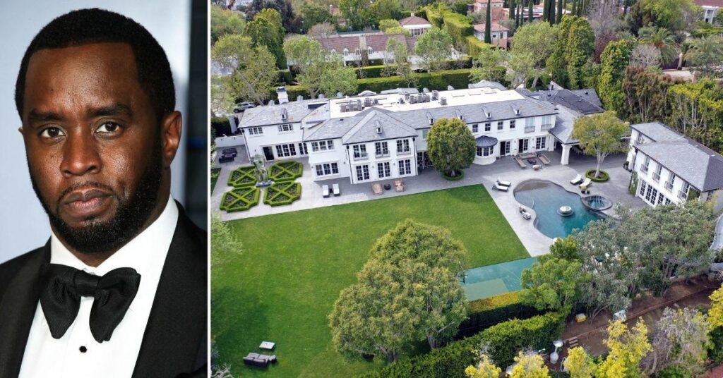 Diddy Served Legal Papers at Beverly Hills Mansion Days Before Federal Agents Raided $40 Million Pad