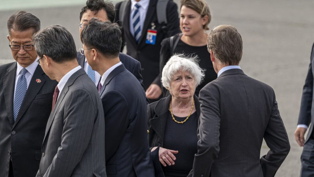 Here's who Treasury Secretary Janet Yellen is going to meet in China