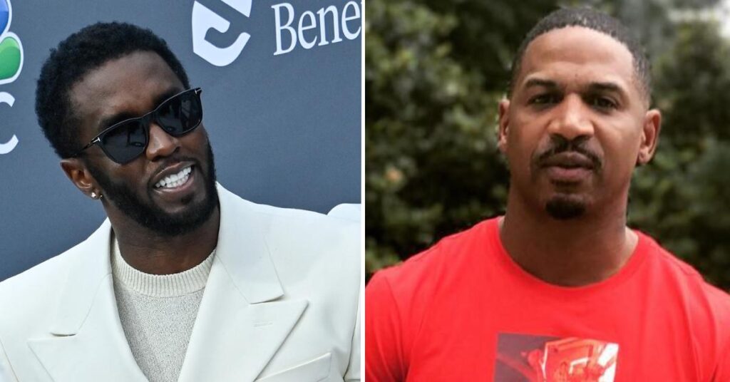 Diddy and Stevie J Look Tense on Golf Cart Ride