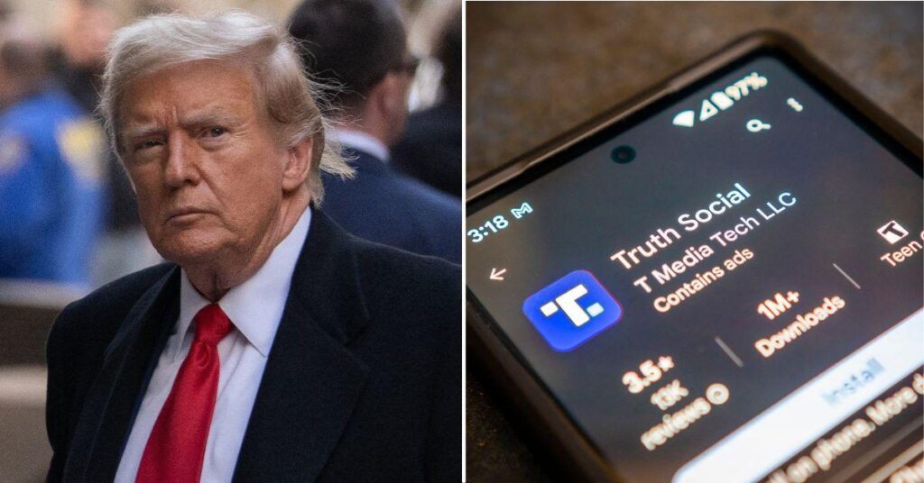 Trump's Net Worth Takes $1 Billion Hit As Truth Social Stock Plummets