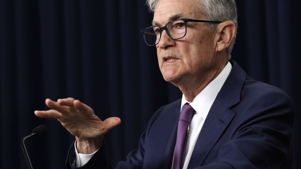 Here's the Fed's new rate forecast that's moving the markets