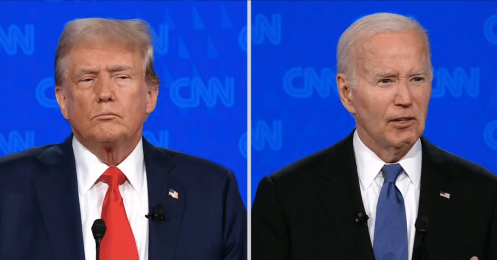 Biden mocks Trump's Weight, Heckles His Golf Game in Unhinged Presidential Debate