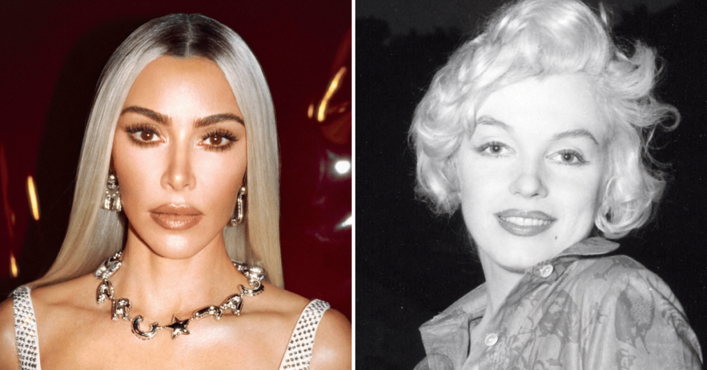 Kim Kardashian Channels Marilyn Monroe in Cheeky Animal-Print Bikini