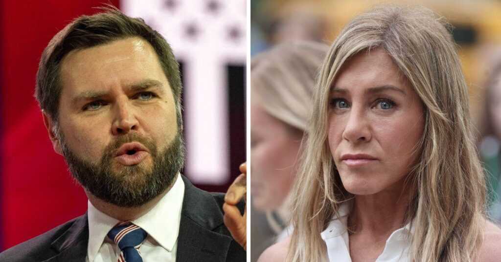 J.D. Vance Attacks Jennifer Aniston For Bringing Up His Daughter