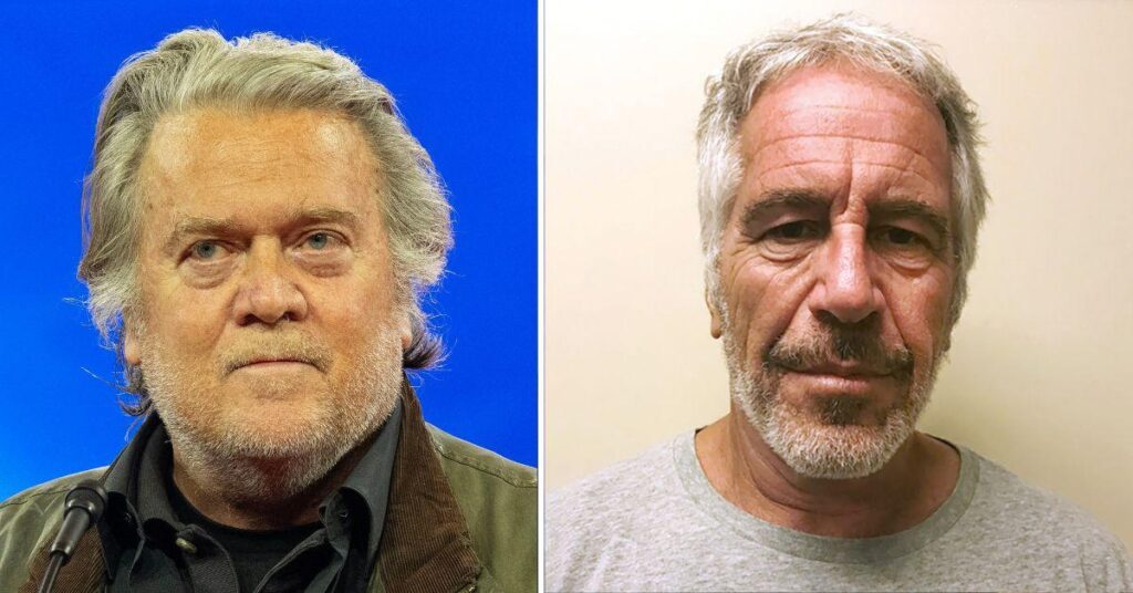 Steve Bannon's Allegedly Recorded Hours Of Footage With Jeffrey Epstein