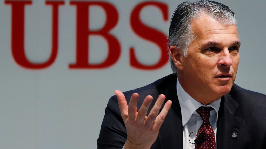 UBS CEO Ermotti says it is too early to talk about a U.S. recession