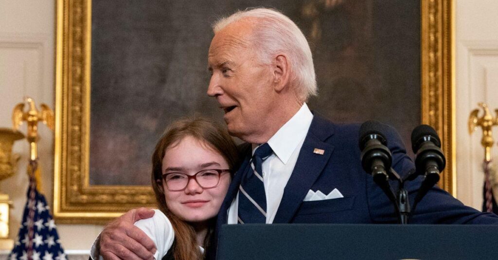 Biden Tells Freed Prisoner's Daughter, 12, ‘No Serious Guys Until You're 30’