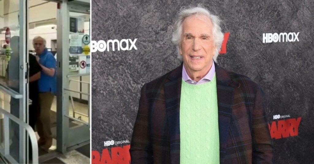 Watch Henry Winkler in Bust-Up With Door-Blocking ‘Lunatic’