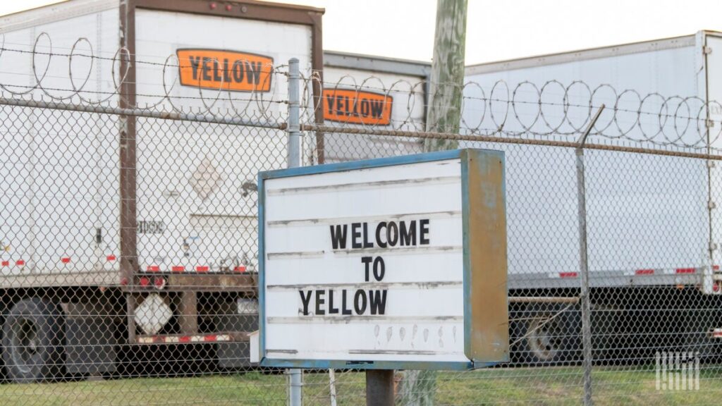 Delaware bankruptcy court says Yellow owes pensions, stock drops 90%