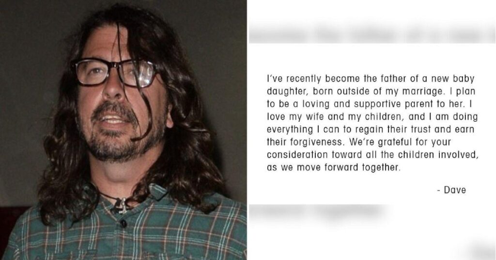 Dave Grohl Fans Furious He's Fathering Baby Outside Marriage