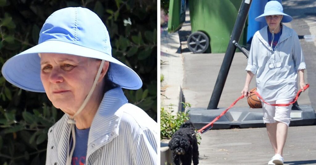 Frail Sally Field, 77, Looks Unrecognizable Walking Her Dog: Photos