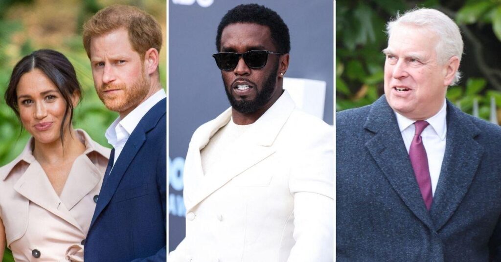 Harry and Meghan 'Overjoyed' at Royals Being Dragged Into Diddy Scandal