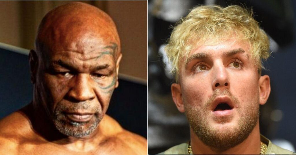 Mike Tyson Slaps Logan Paul During Wild Scenes At Pre-Fight Weigh-In